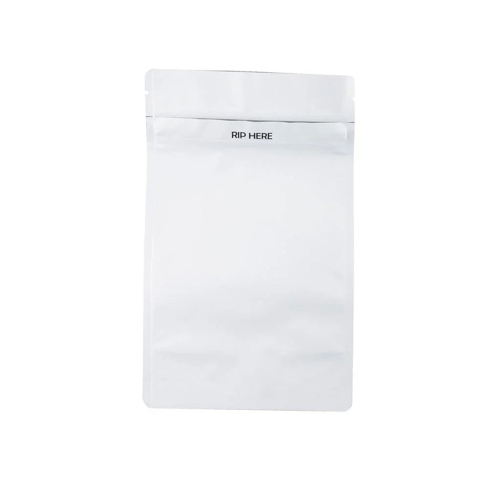 Grip n Rip Mylar Bag - White - 1000ct - Stoner