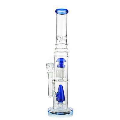 18 Inch Bong w/ Showerhead + Chandelier Perc; A Boo Beast! - Stoner