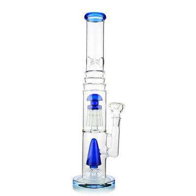 18 Inch Bong w/ Showerhead + Chandelier Perc; A Boo Beast! - Stoner