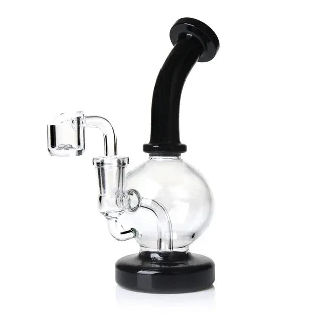 Round Globe Dab Rig w/ Inset Perc - Stoner