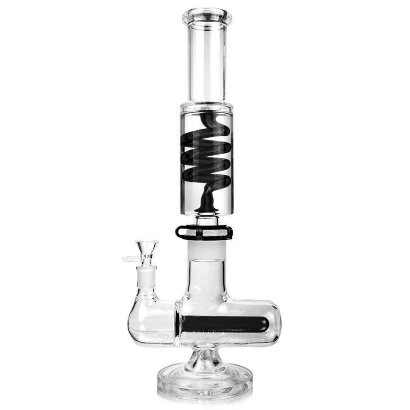 1Stop Glass 16 inches Glycerin Inline Perc Bong - Stoner