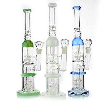 14" SUPER Bong - Four Showerhead Percs, Ice Pinch & More - Stoner