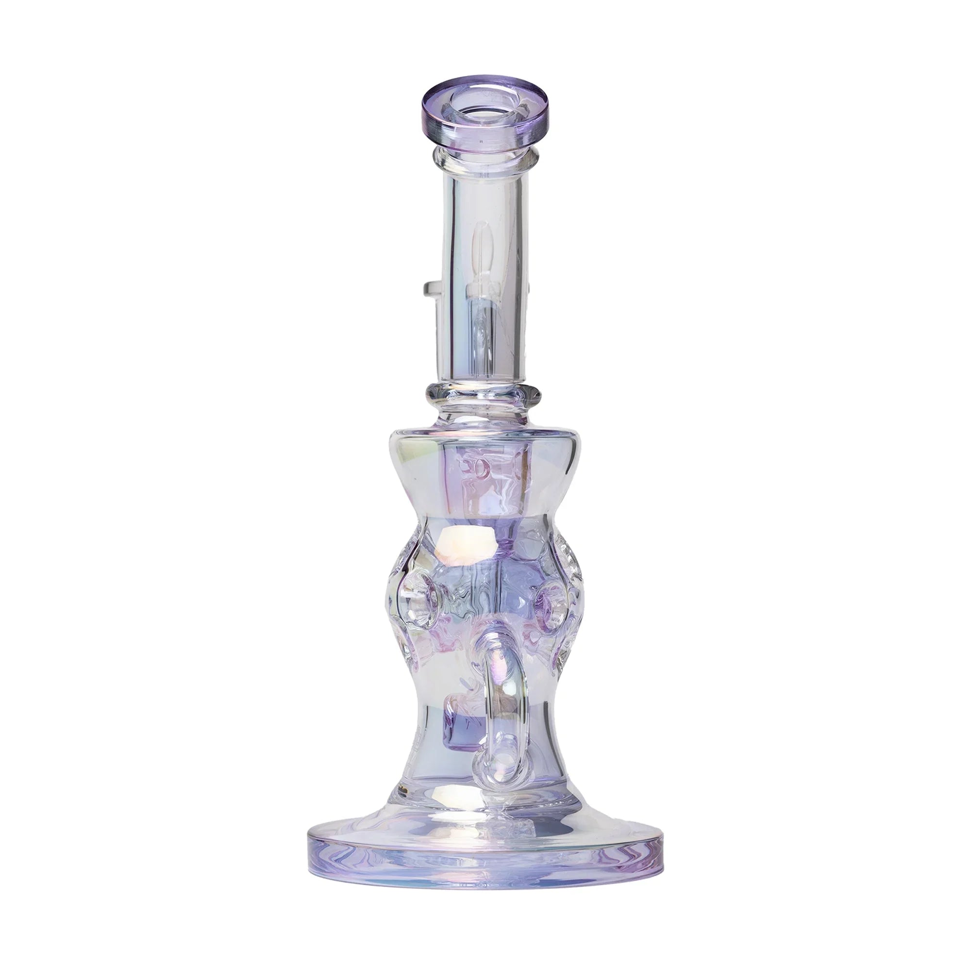 Human Grade 8.5" Swiss Incycler Glass Rig Recycler Water Pipe - Stoner