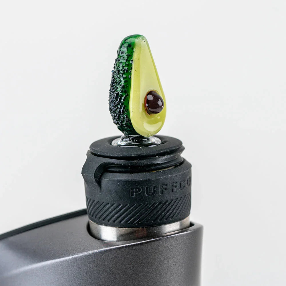 Empire Glassworks Avocadope Puffco Oculus Glass Carb Cap - Stoner