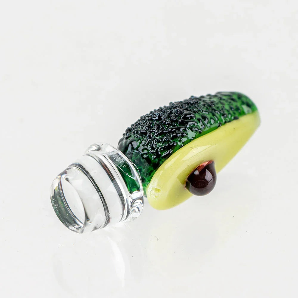 Empire Glassworks Avocadope Puffco Oculus Glass Carb Cap - Stoner