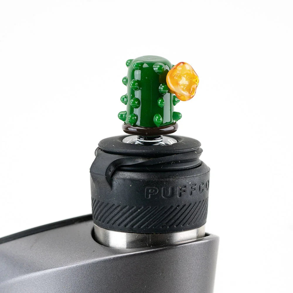 Empire Glassworks Barrel Cactus Puffco Oculus Glass Carb Cap - Stoner