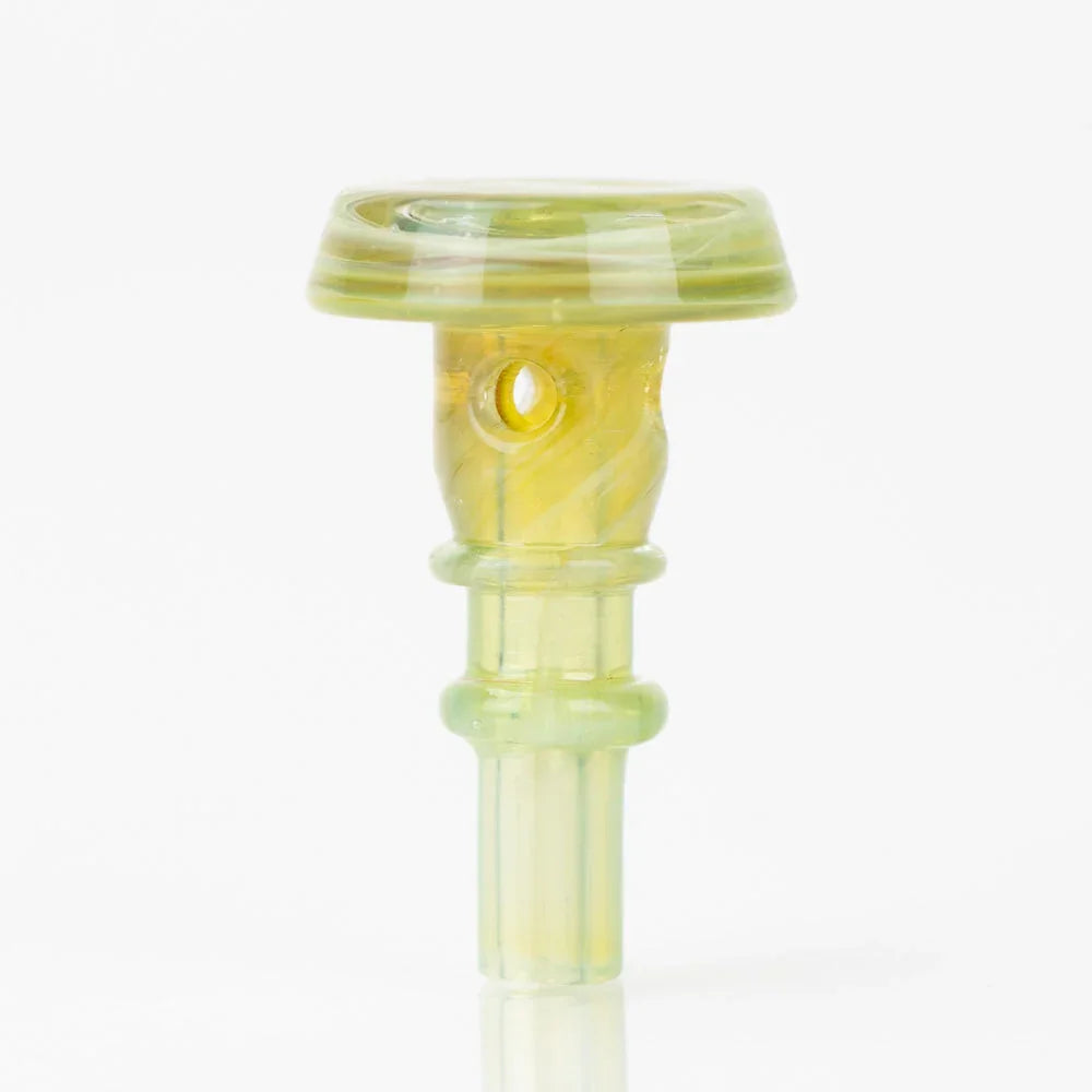 Empire Glassworks PuffCo Peak Pro 3D XL Chamber Glass Joystick Cap - Algae - Stoner