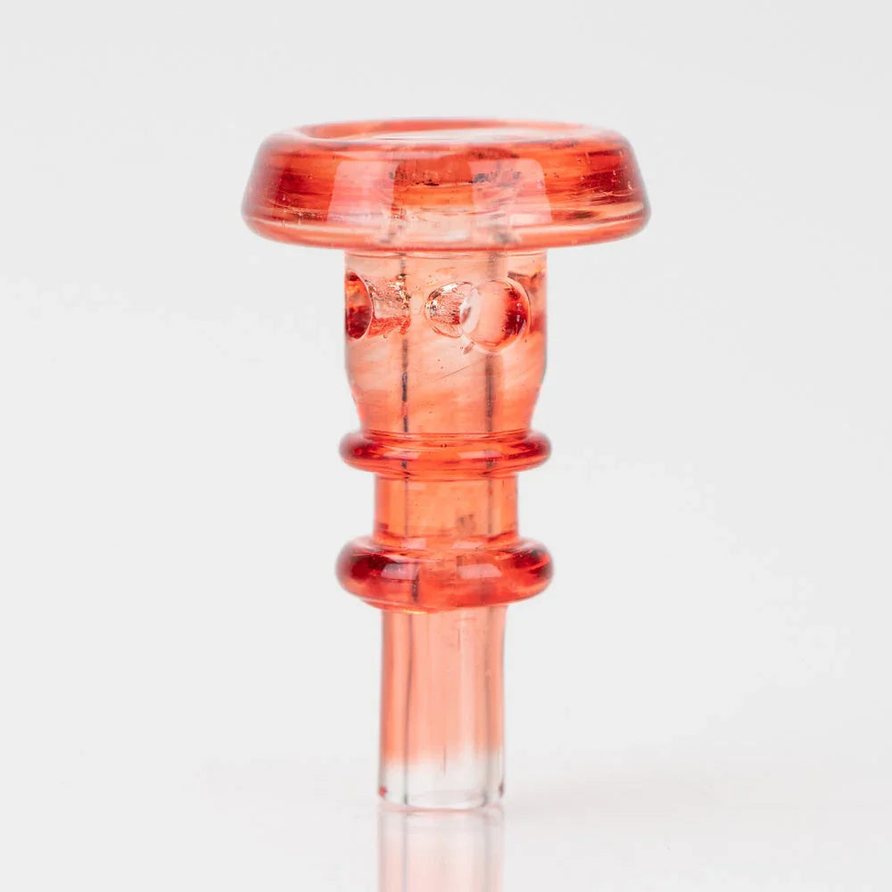 Empire Glassworks PuffCo Peak Pro 3D XL Chamber Glass Joystick Cap - Transluscent Red - Stoner