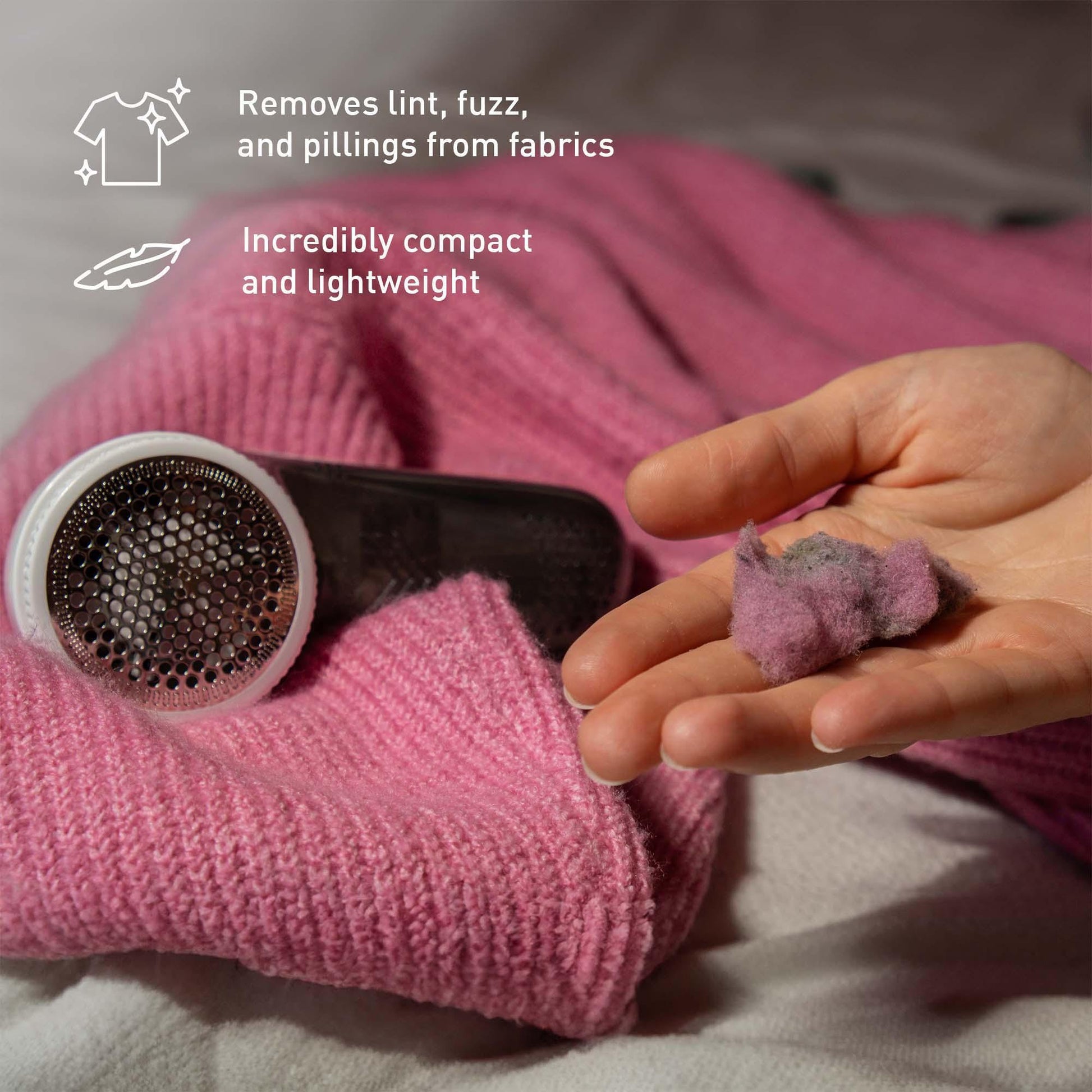 Fabric Shaver & Lint Remover with Cleaning Brush - Stoner