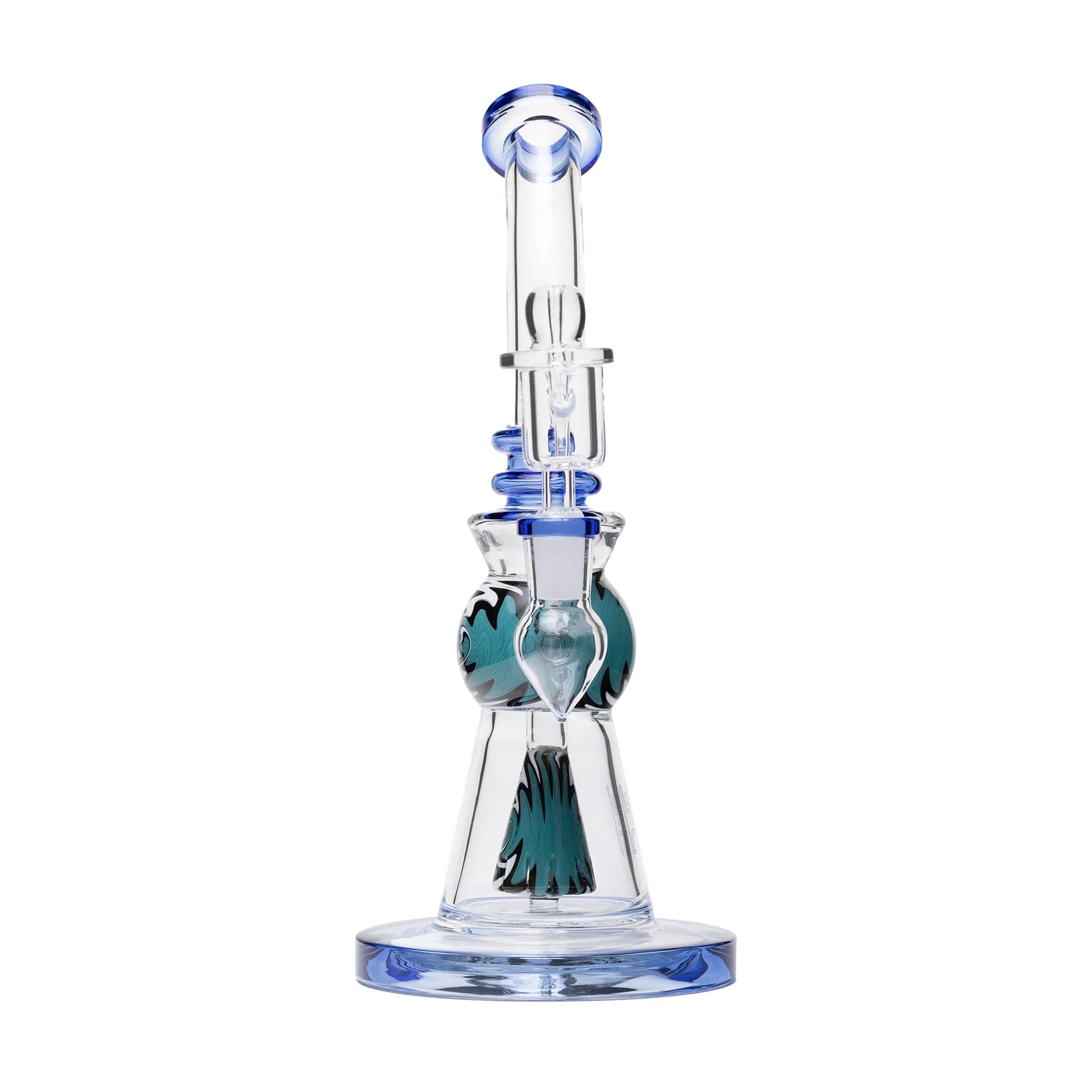 Human Grade 10" Mini Gumball Rig Glass Water Pipe - Stoner