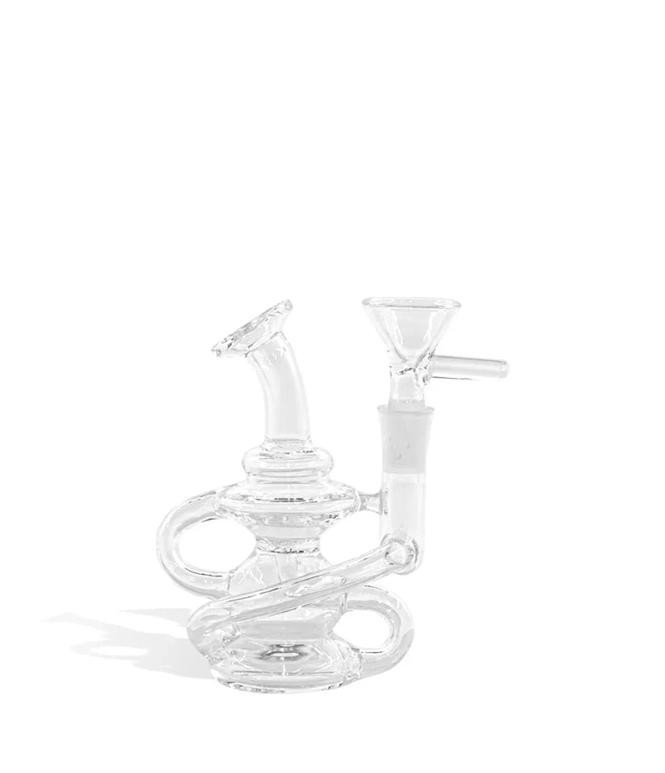 4 inch Mini Recycler Water Pipe with 10mm Bowl - Stoner