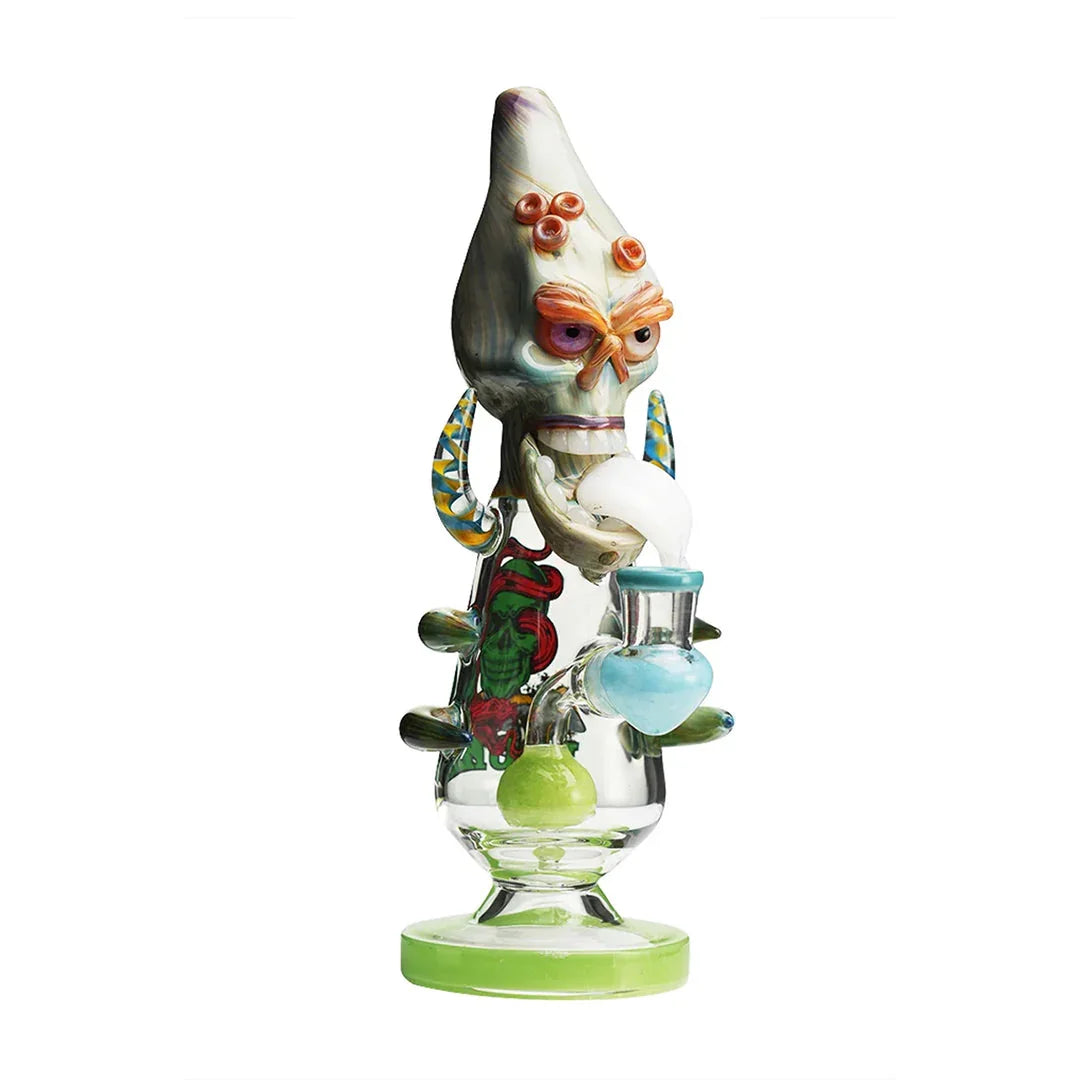 Lookah Glass 11" Cool Skull Bone Water Pipe - Stoner