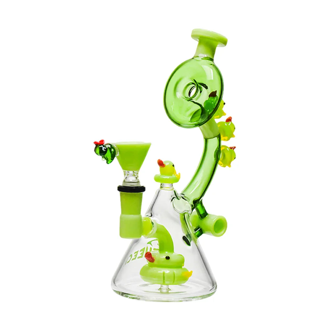Cheech Glass 8.5" The Ducks on the Ring Water Pipe - Stoner