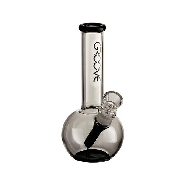 Groove Round Water Pipe - Stoner