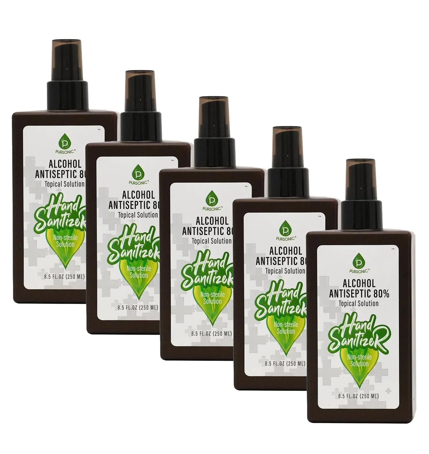 Pursonic Moisturizing Hand Sanitizer 80% Alcohol (8oz) - Stoner