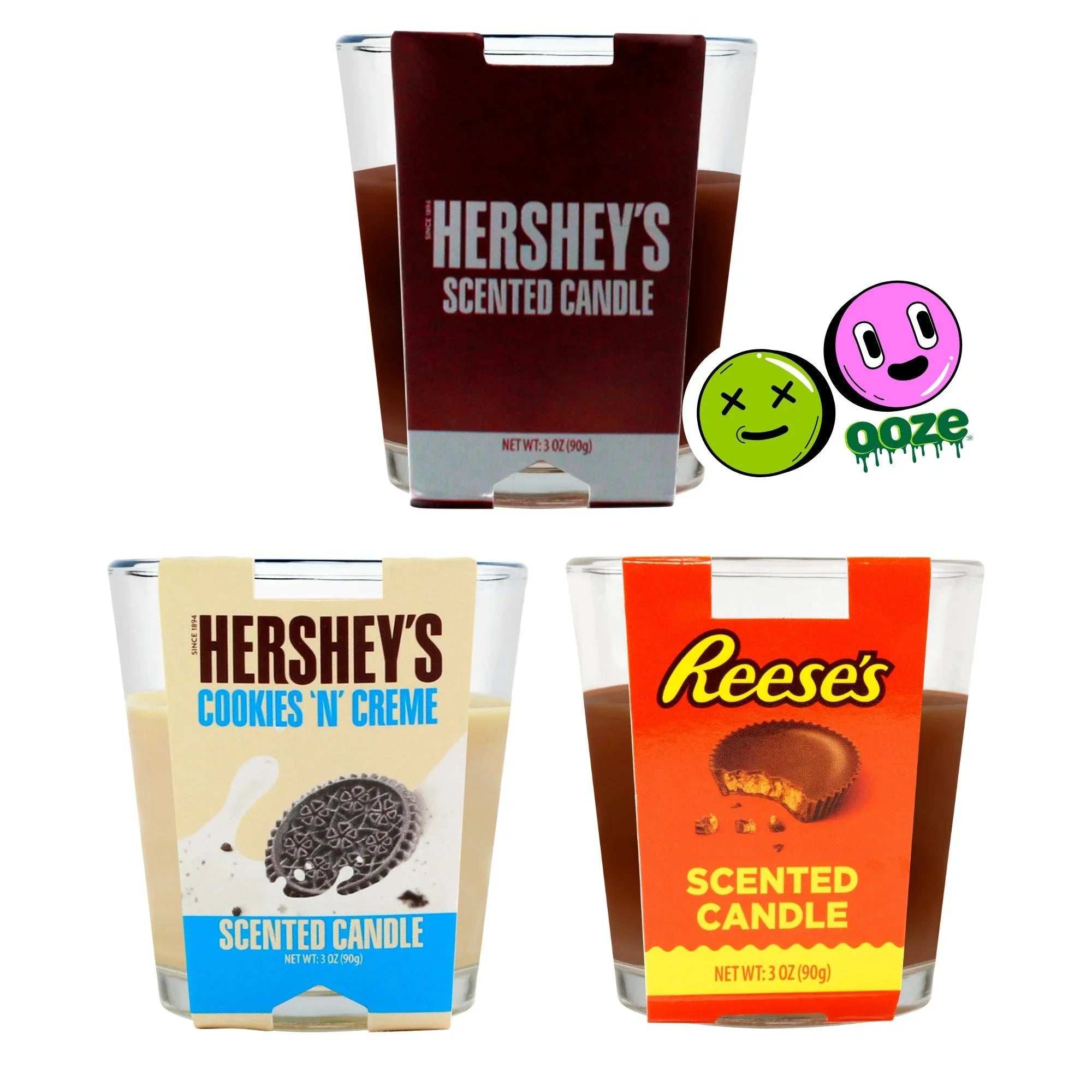Hershey 3oz Candle Bundle - 2.5oz - 3ct - Stoner