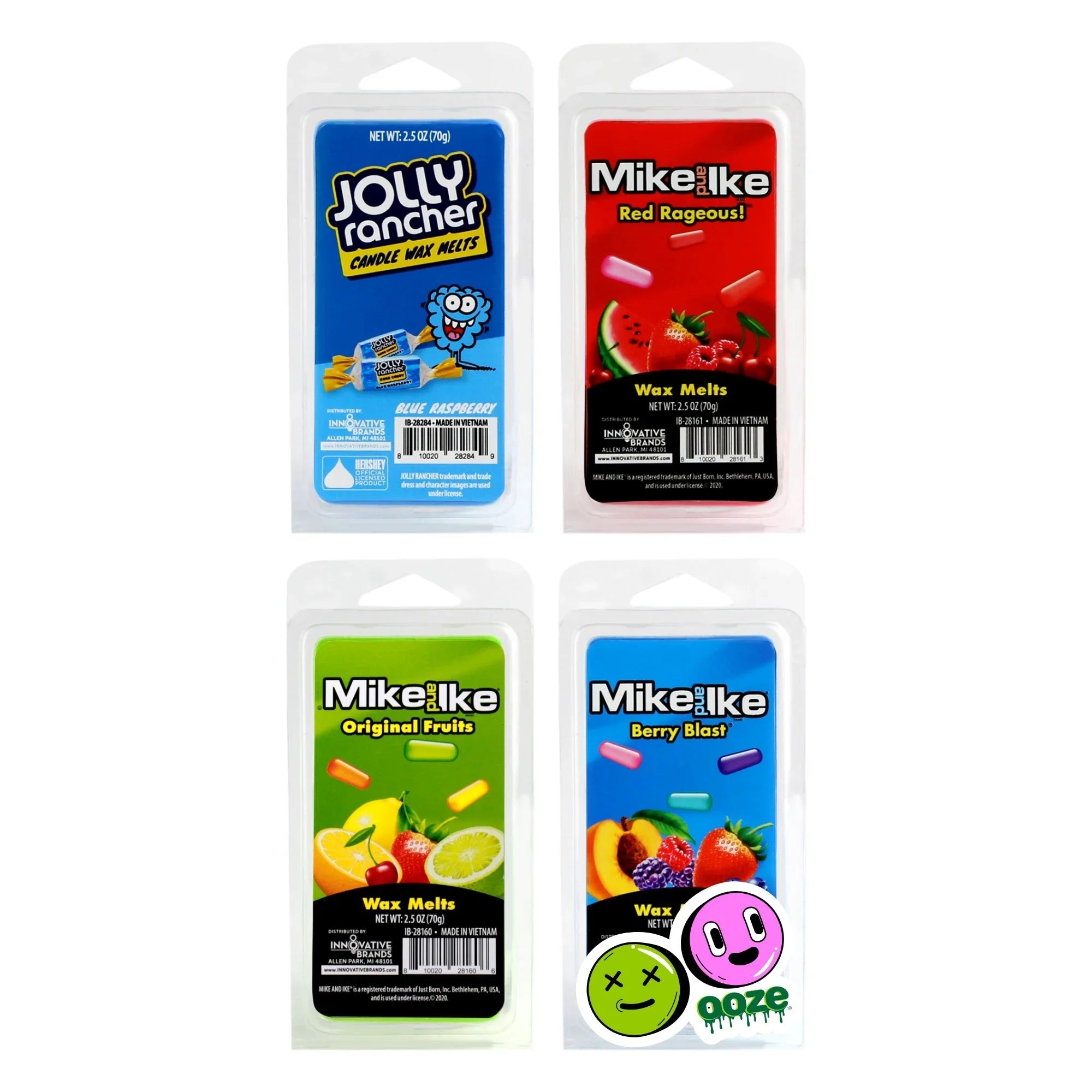 Mike and Ike Wax Melt Bundle - 2.5oz - 4ct - Stoner
