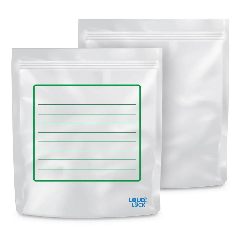 Loud Lock 1 Pound Mylar Smell Proof Vacuum Seal Bags – 100ct - Stoner