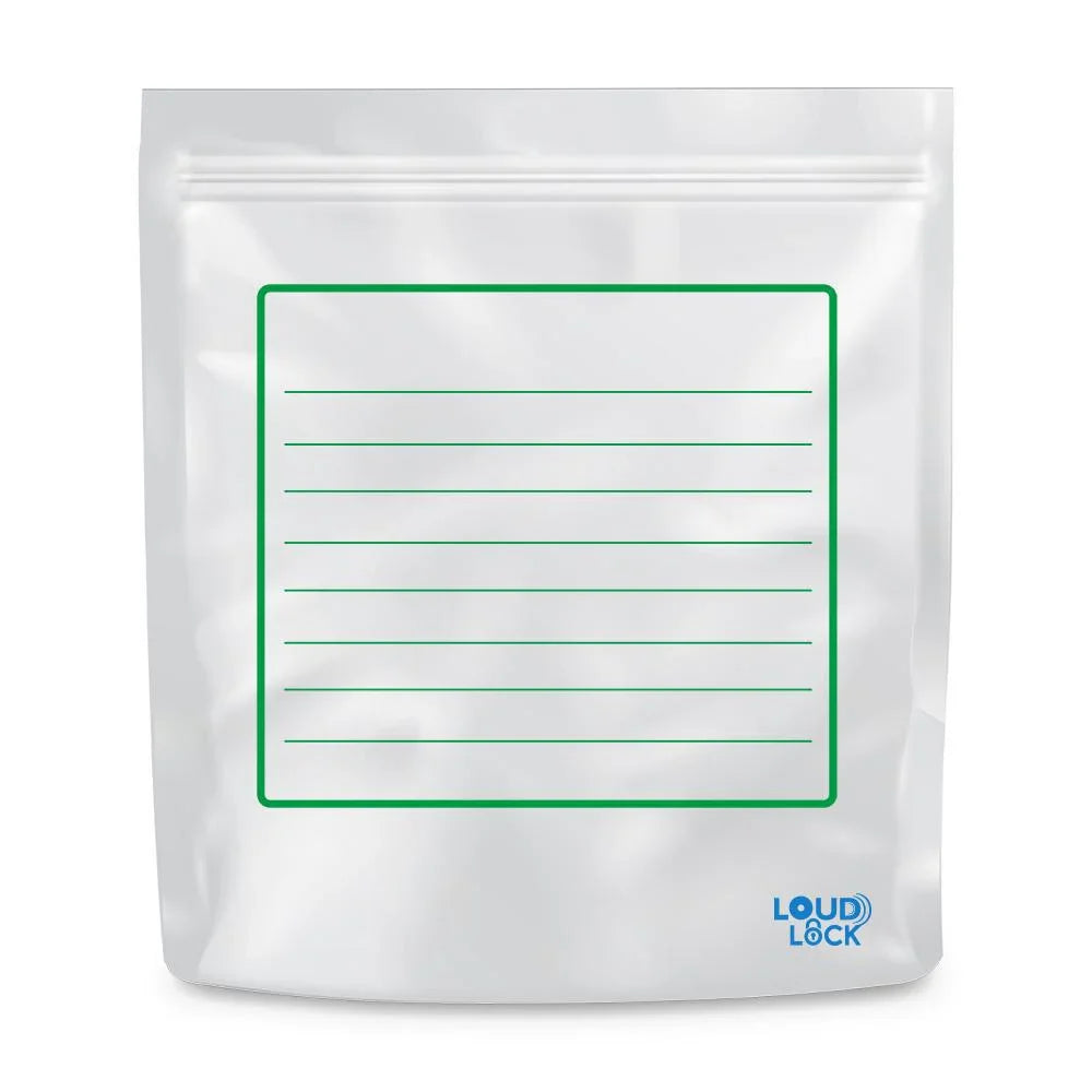 Loud Lock 1 Pound Mylar Smell Proof Vacuum Seal Bags – 100ct - Stoner