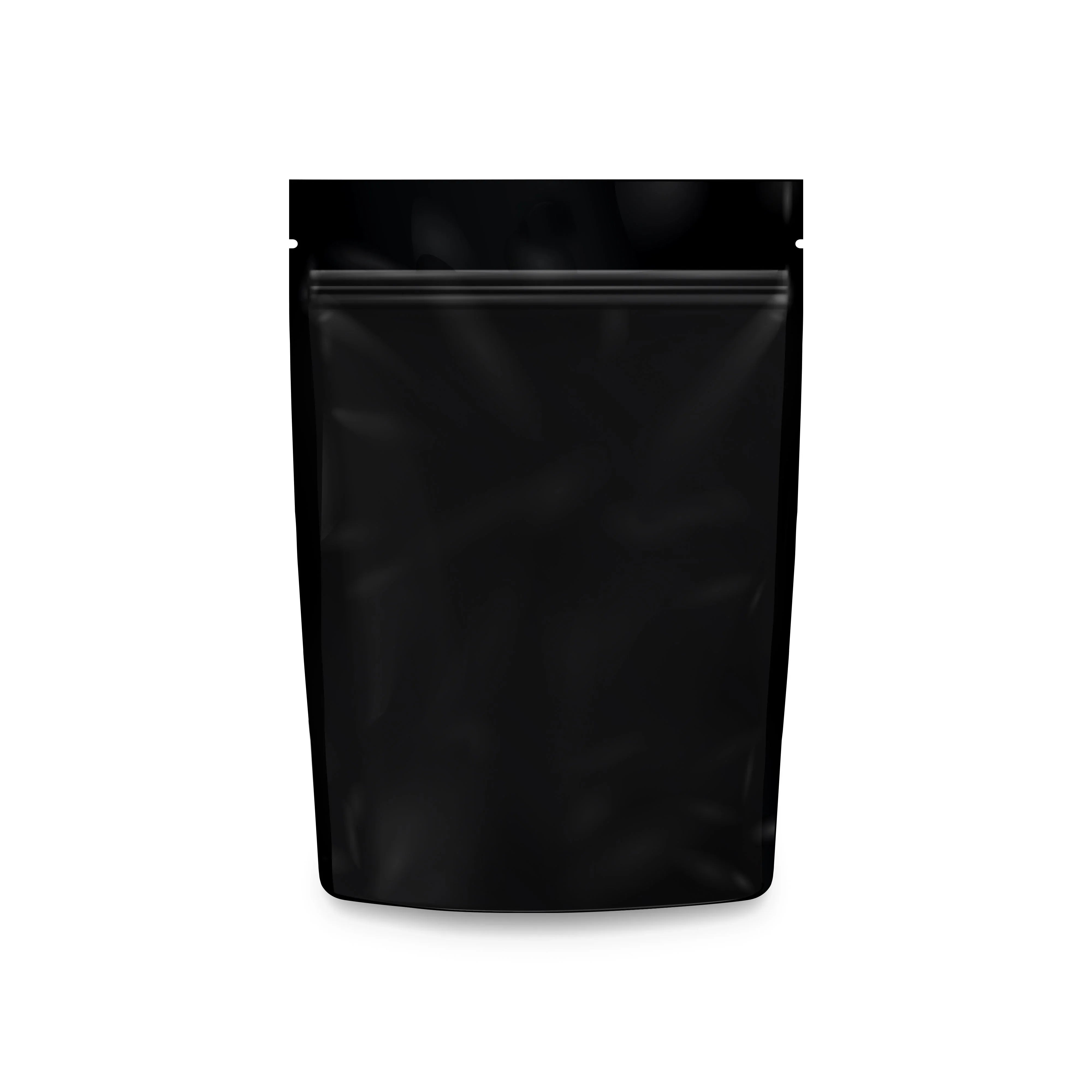 Loud Lock 1/8 Ounce Mylar Smell Proof Vacuum Seal Bags - 100 Count Black/Clear - Stoner