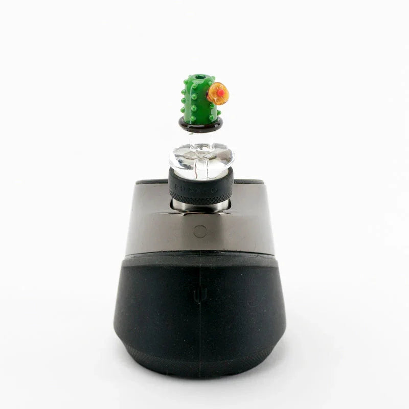Empire Glassworks Barrel Cactus Puffco Peak Glass Carb Cap - Stoner
