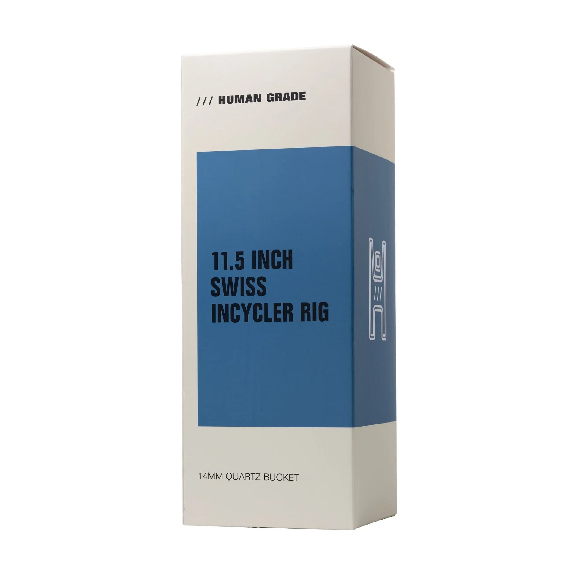 Human Grade 11.5" Swiss Incycler Glass Water Pipe - Stoner