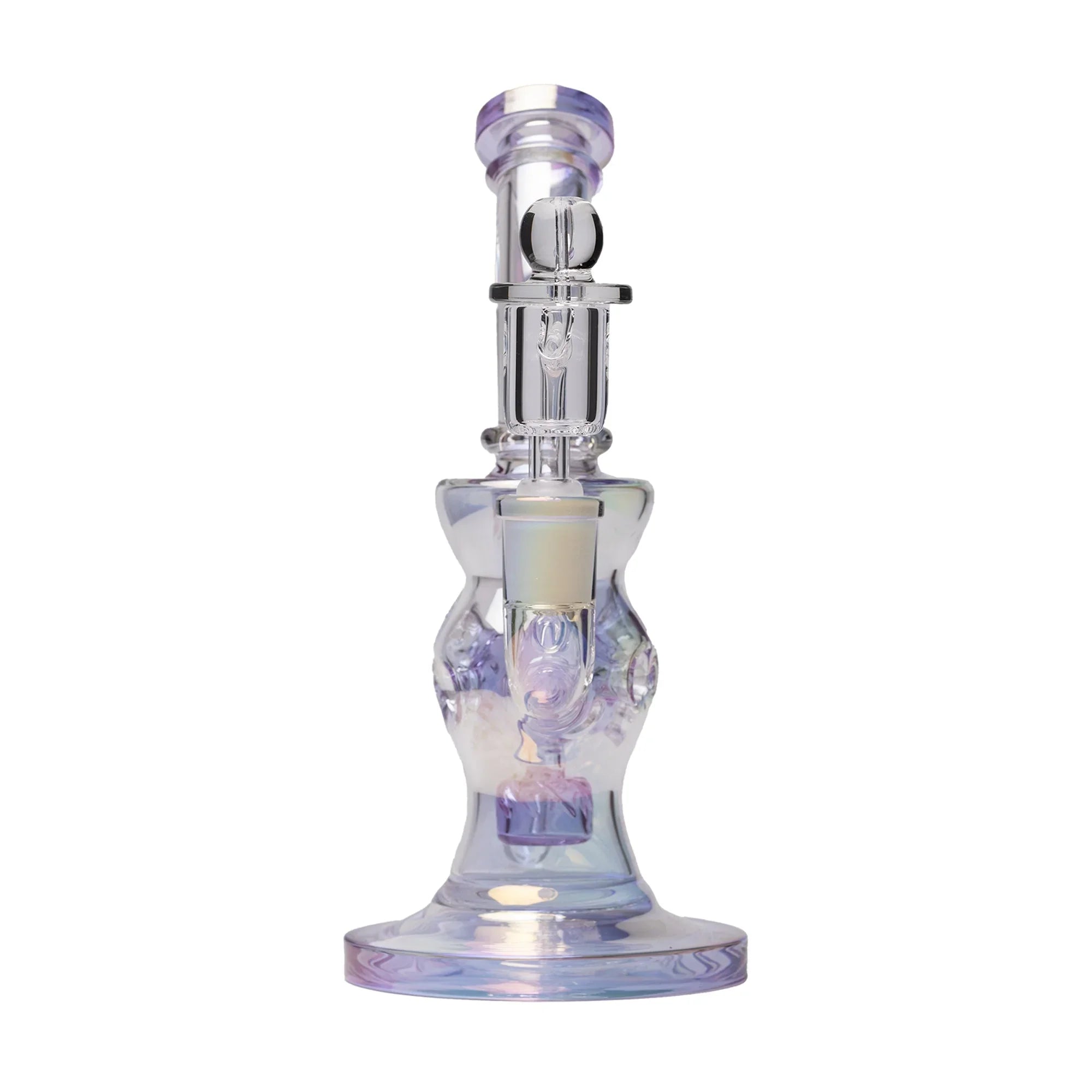 Human Grade 8.5" Swiss Incycler Glass Rig Recycler Water Pipe - Stoner