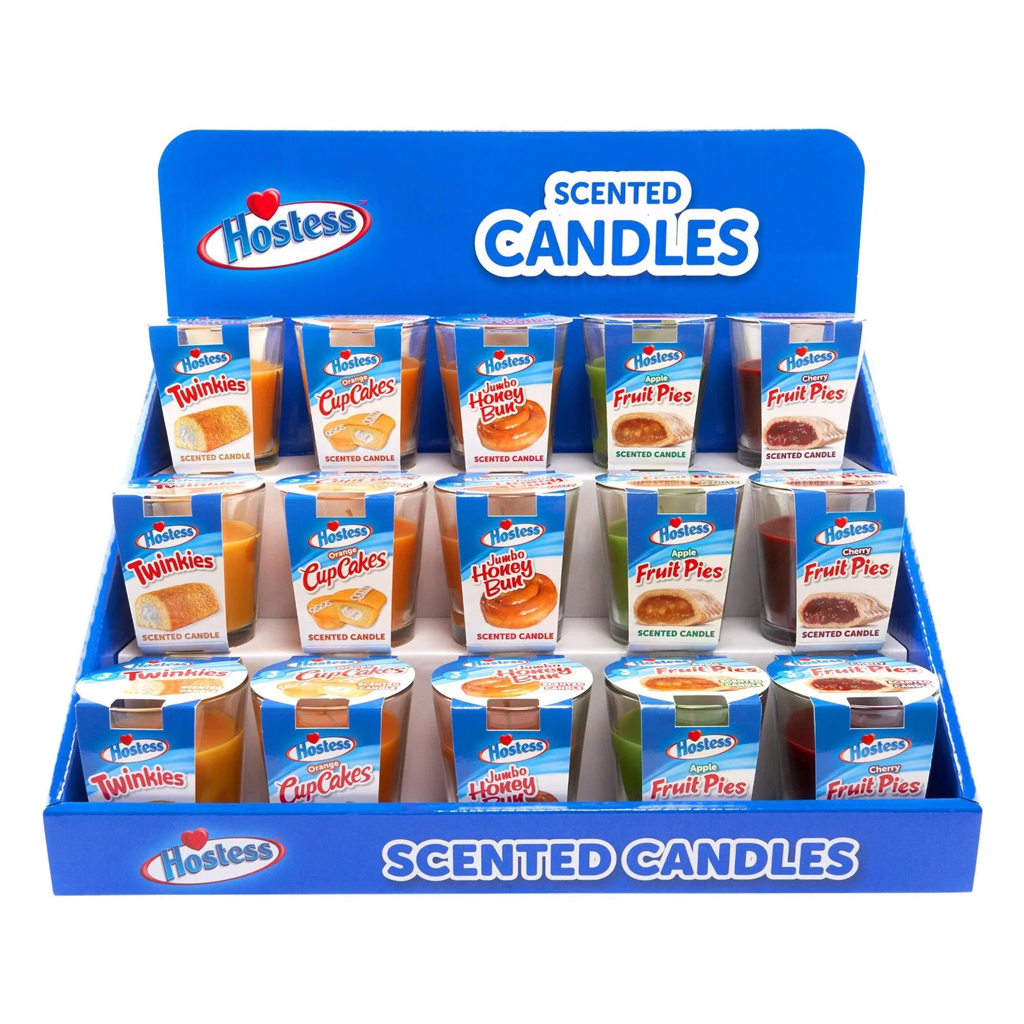 Hostess Assorted Candle Display – 3oz – 15ct - Stoner