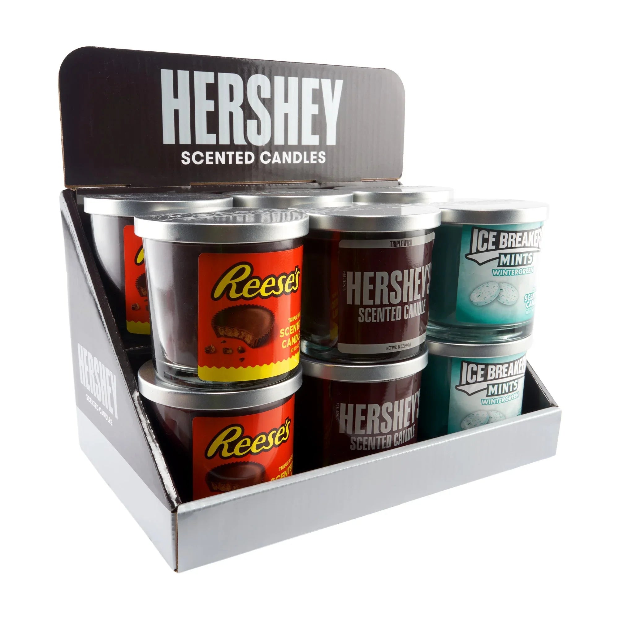 Hershey’s Assorted Candy Candle Display – 14oz – 9ct - Stoner