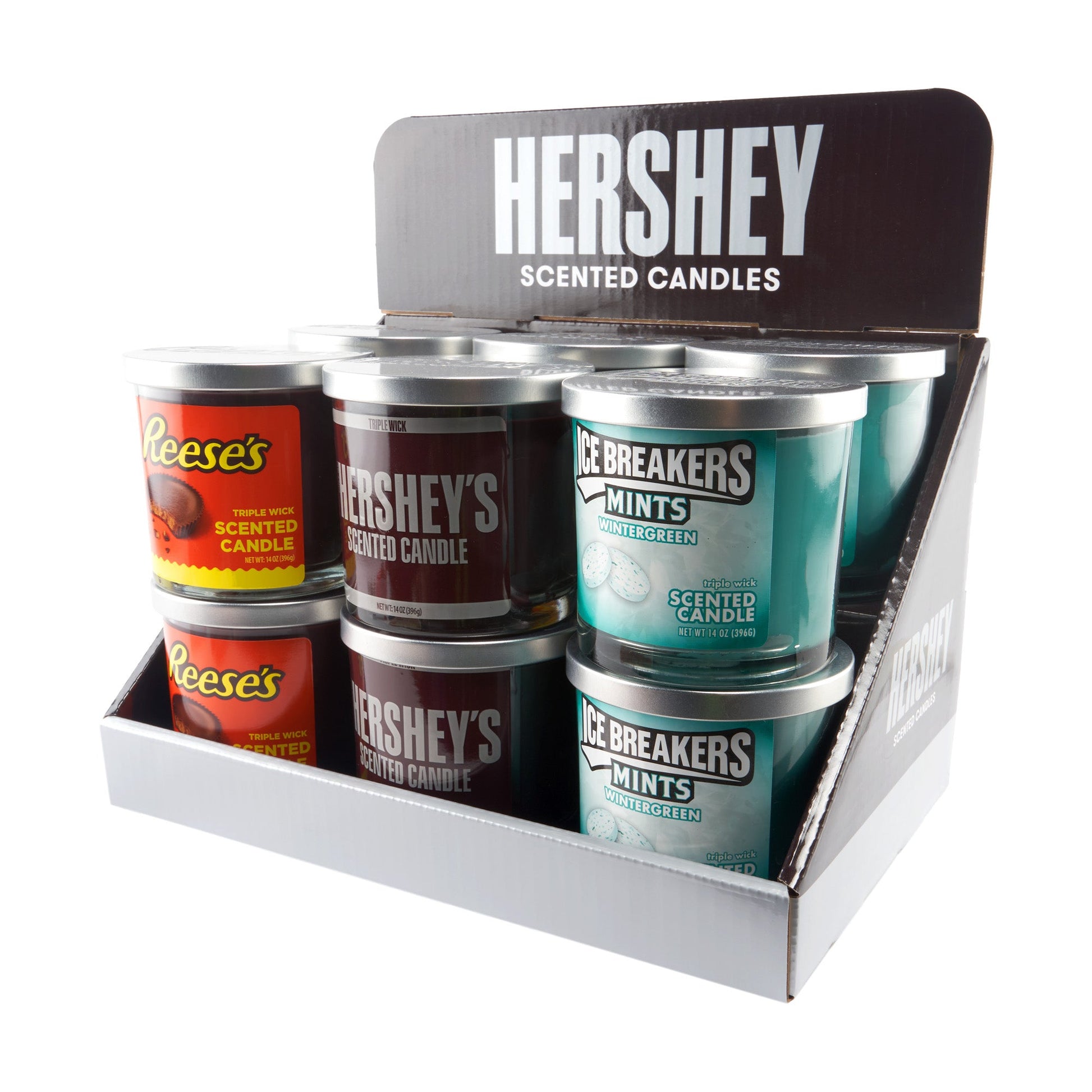 Hershey’s Assorted Candy Candle Display – 14oz – 9ct - Stoner