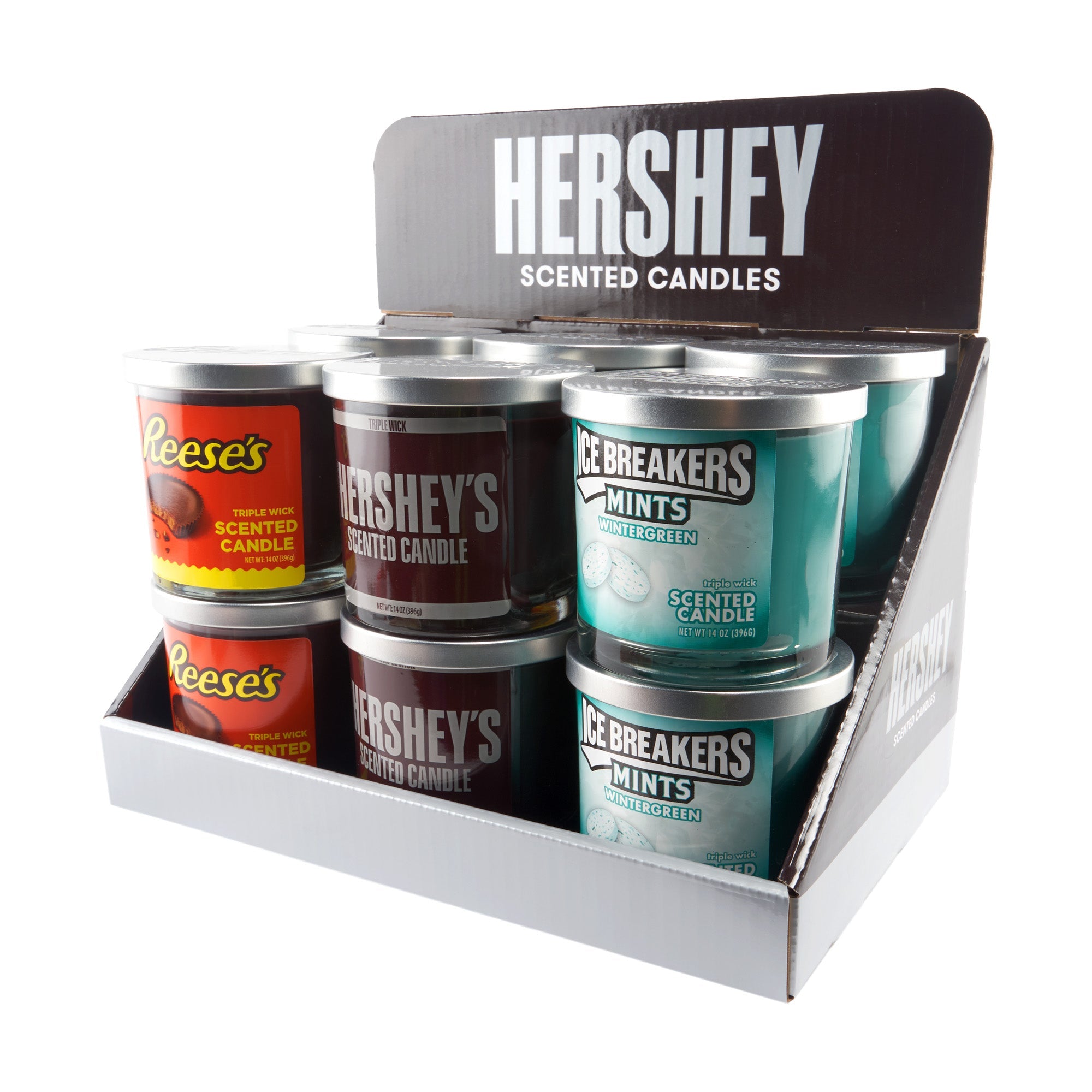 Hershey’s Assorted Candy Candle Display – 14oz – 9ct - Stoner