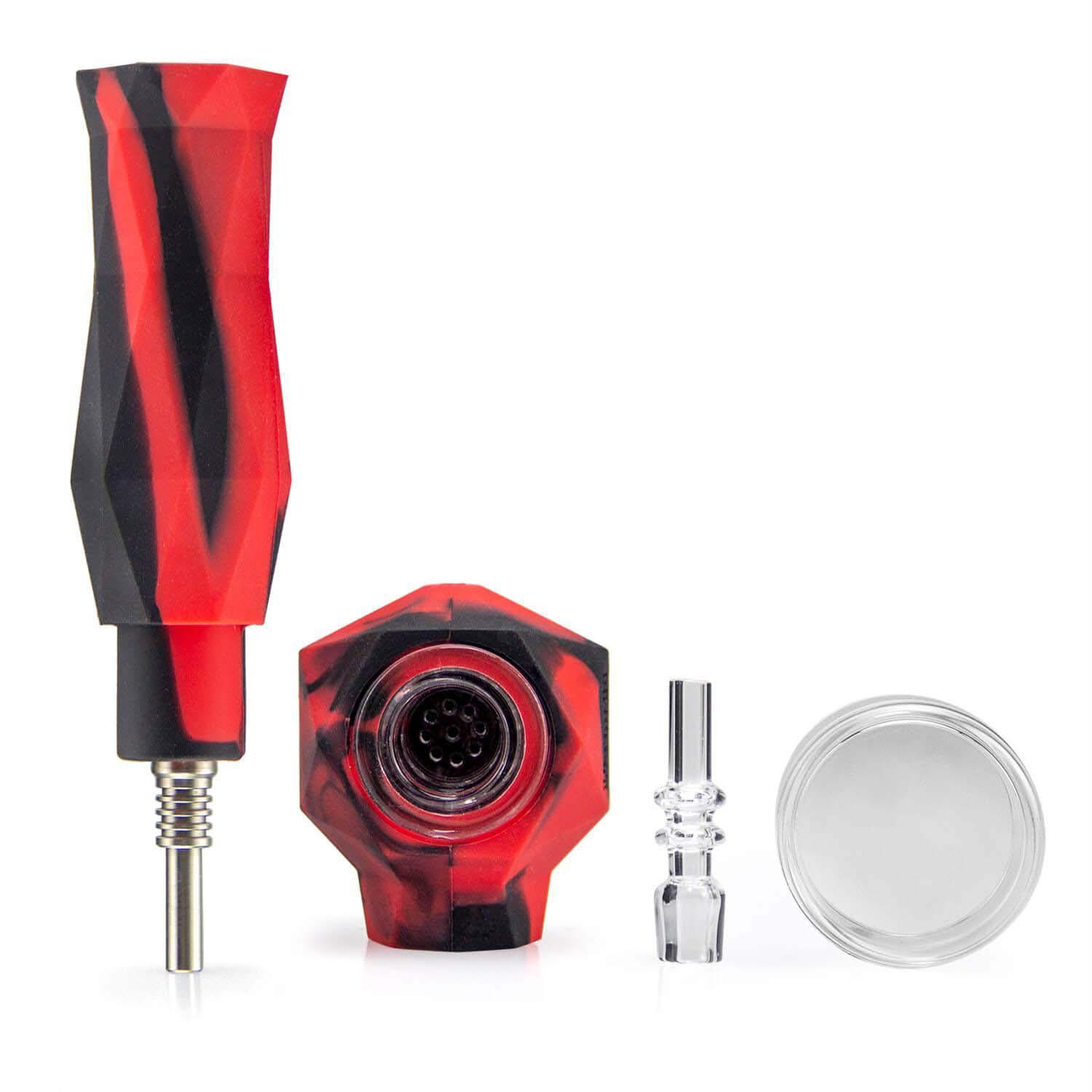 2-in-1 Silicone Honey Straw Pipe - Stoner