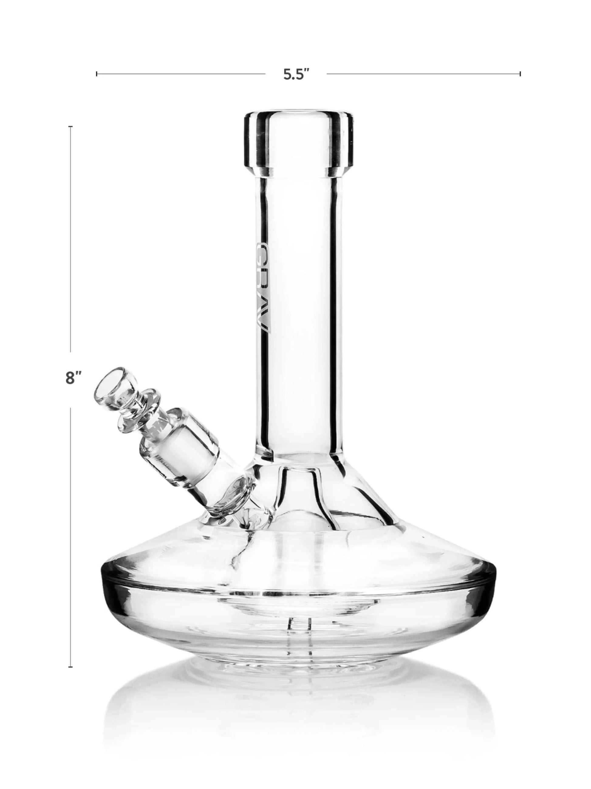 GRAV® Small Wide Base Water Pipe - Stoner