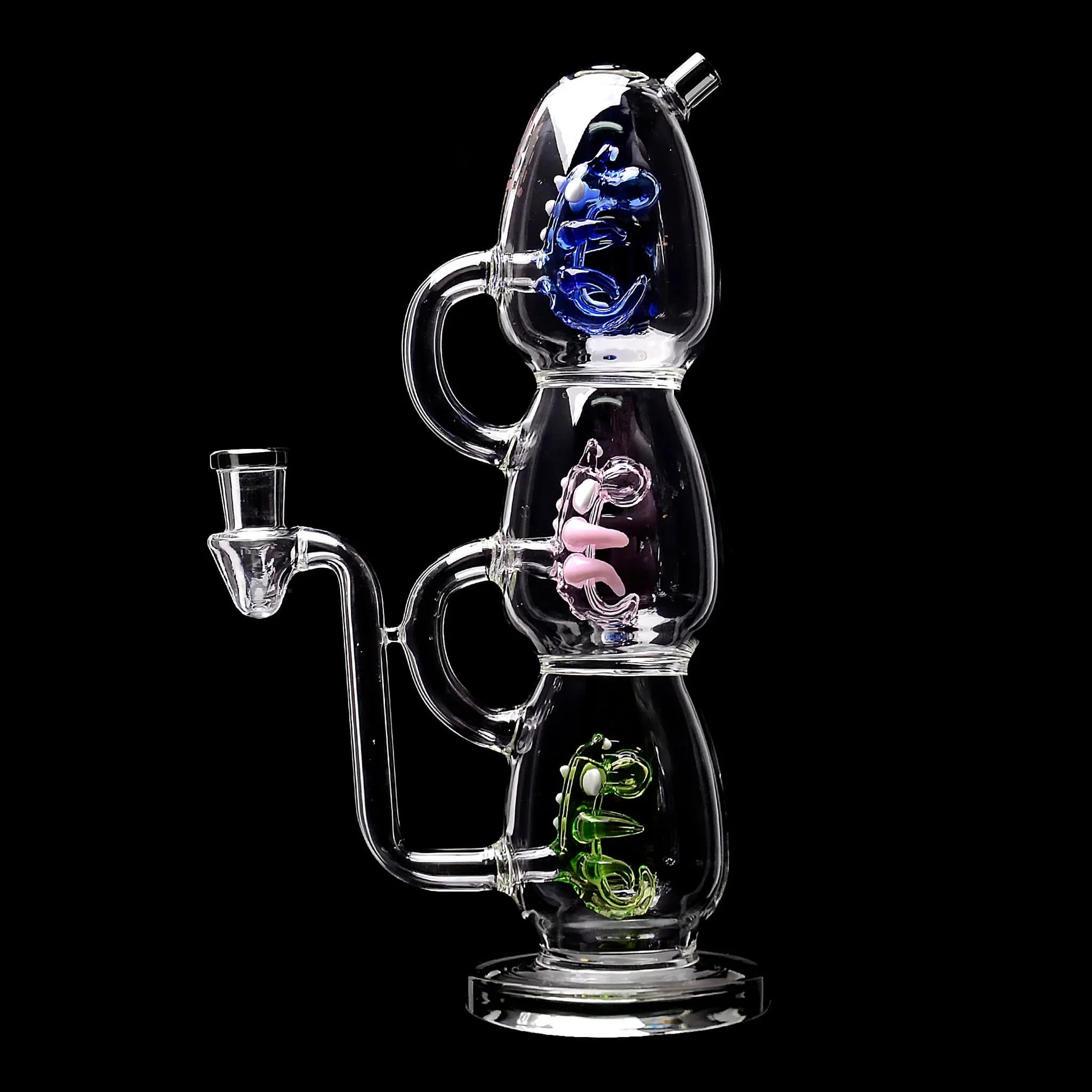 Triple Yoshi Egg Dab Rig - Stoner