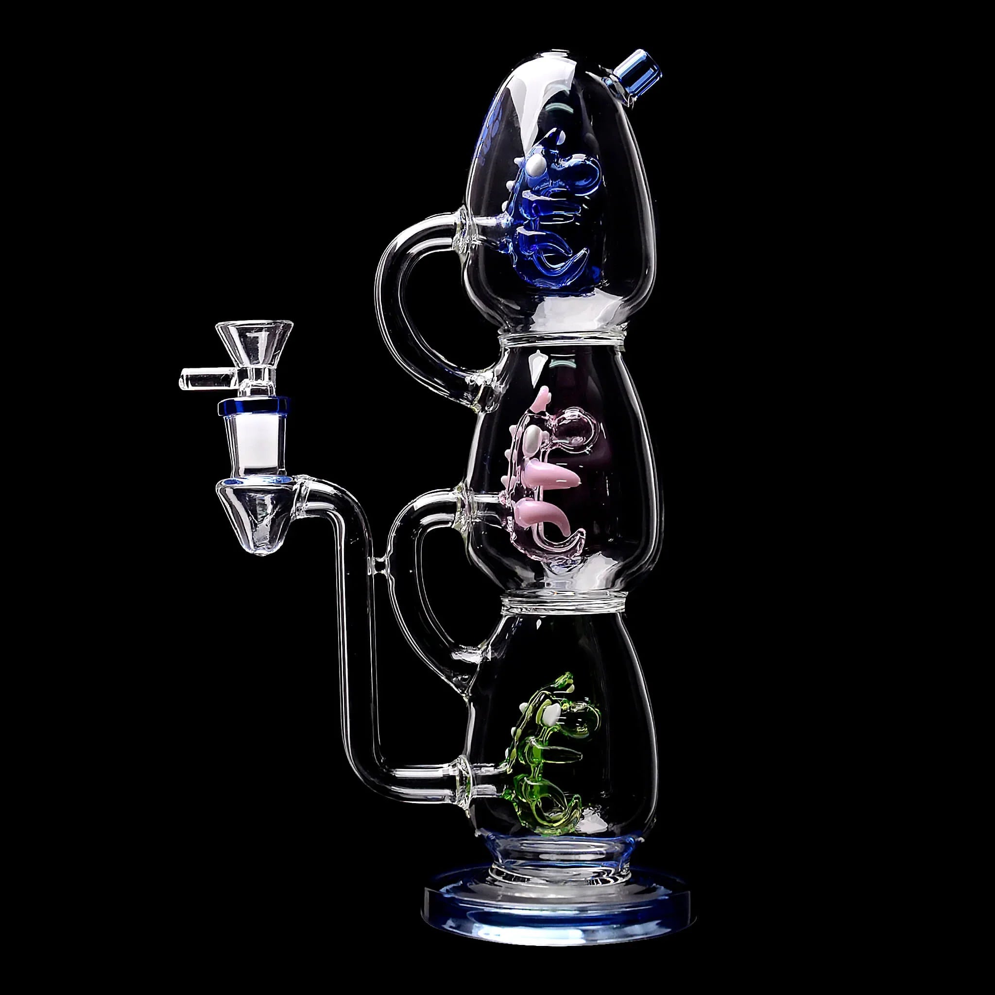 Triple Yoshi Egg Dab Rig - Stoner