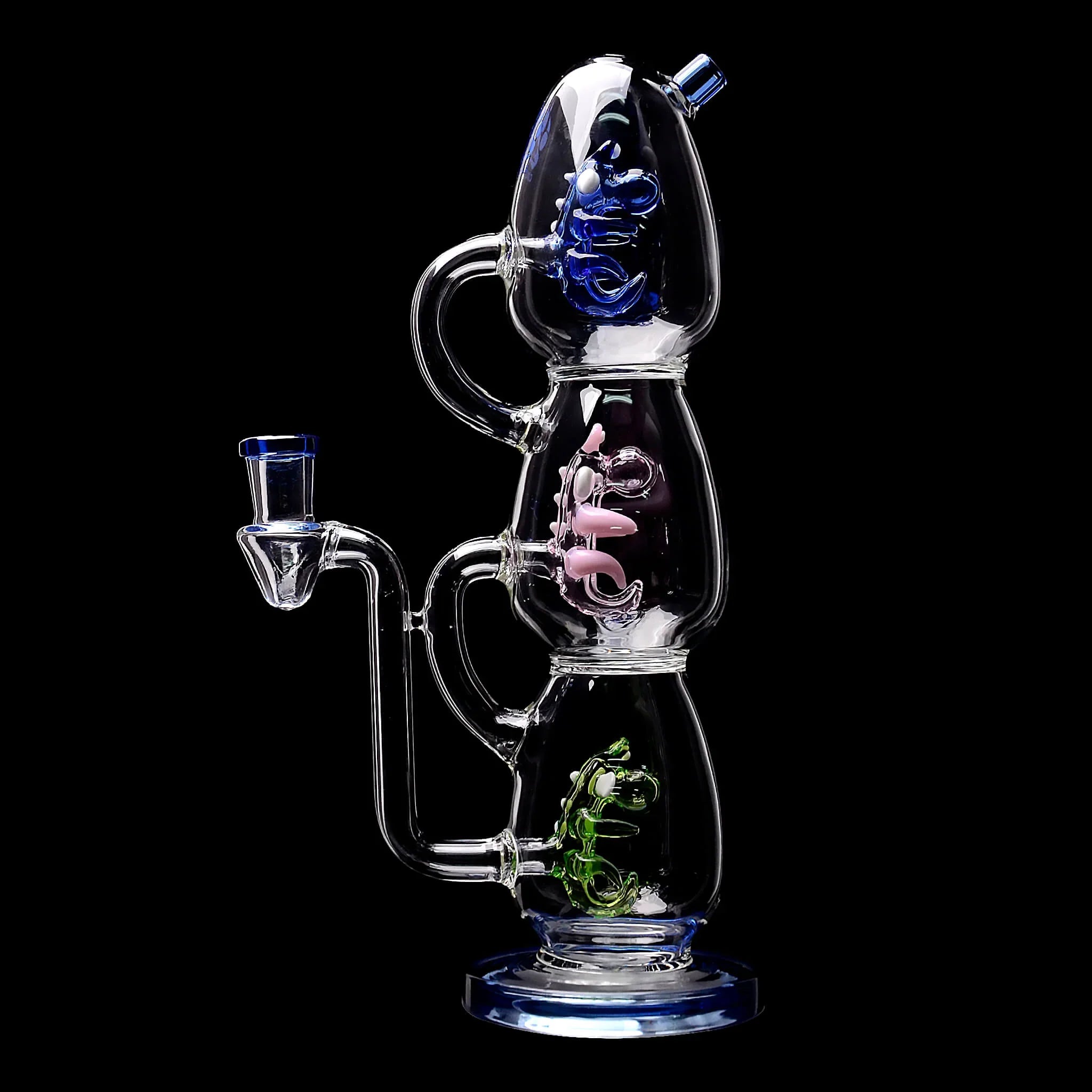 Triple Yoshi Egg Dab Rig - Stoner