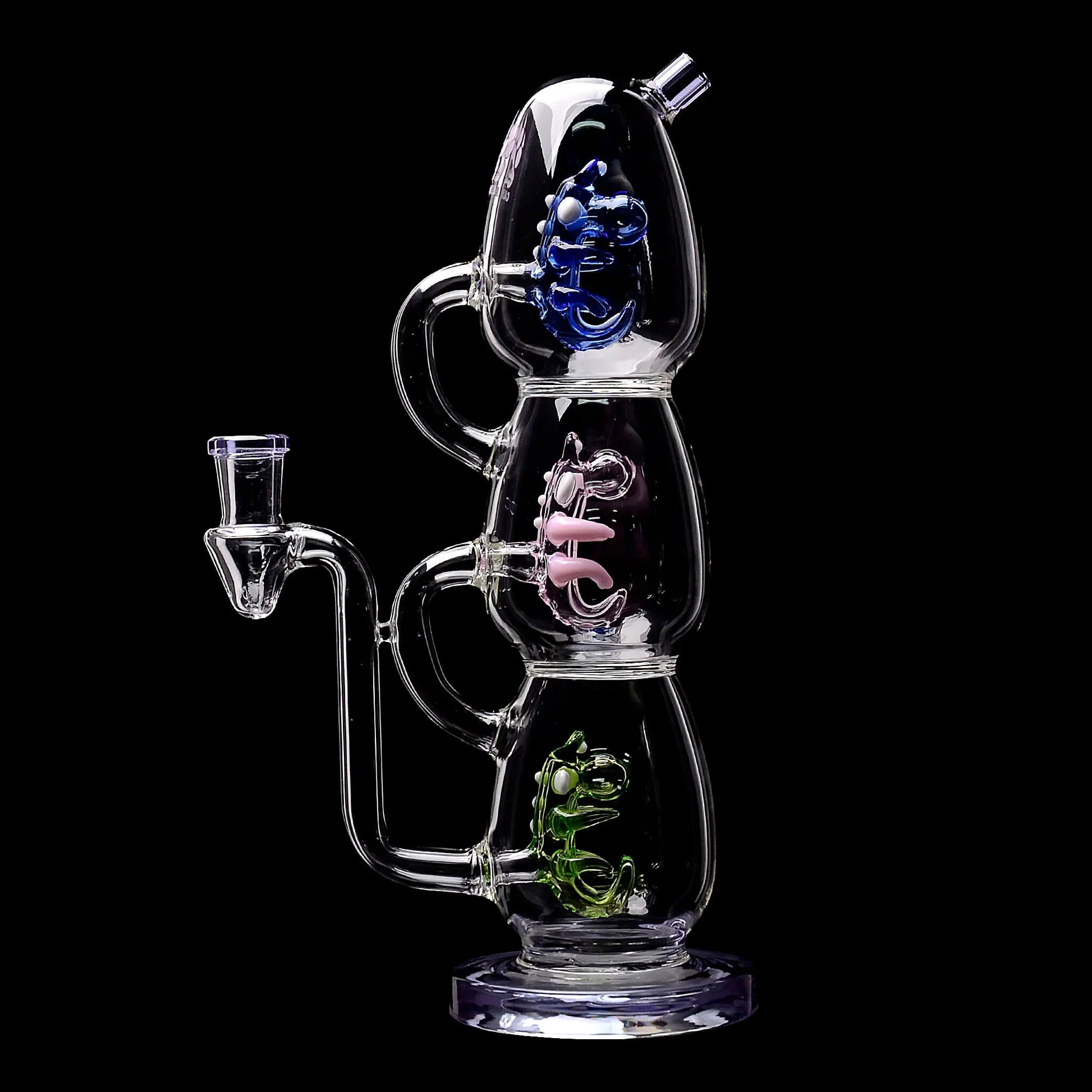 Triple Yoshi Egg Dab Rig - Stoner