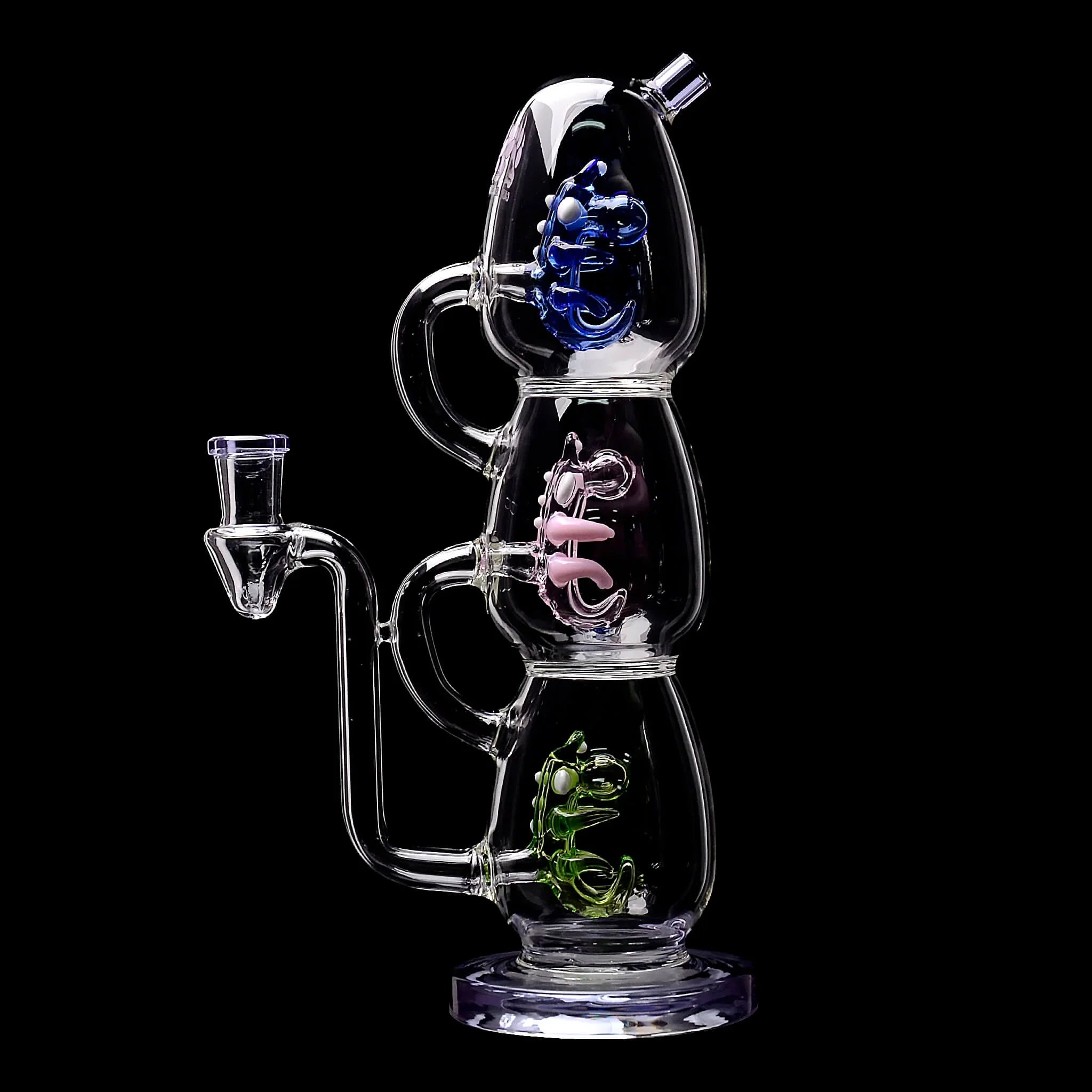 Triple Yoshi Egg Dab Rig - Stoner