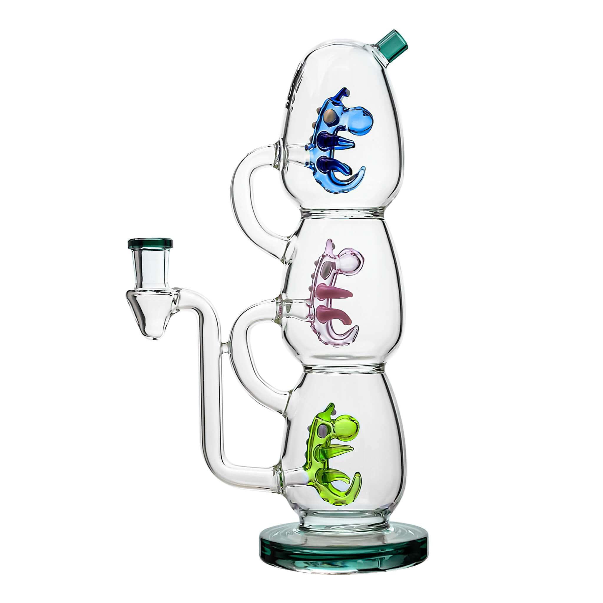 Triple Yoshi Egg Dab Rig - Stoner