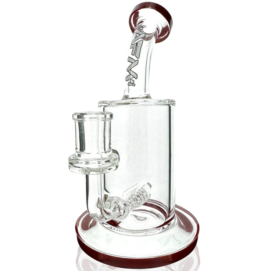 7.5" AFM Clear Glass Inline Perc Dab Rig - Stoner