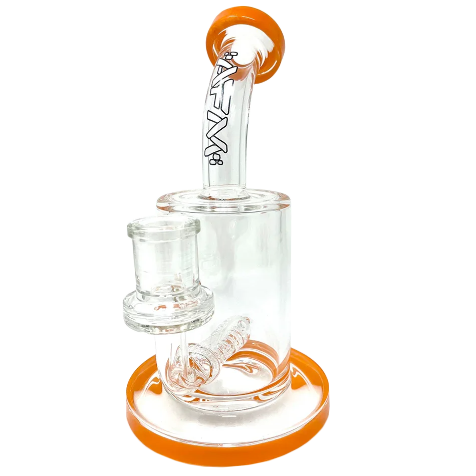 7.5" AFM Clear Glass Inline Perc Dab Rig - Stoner
