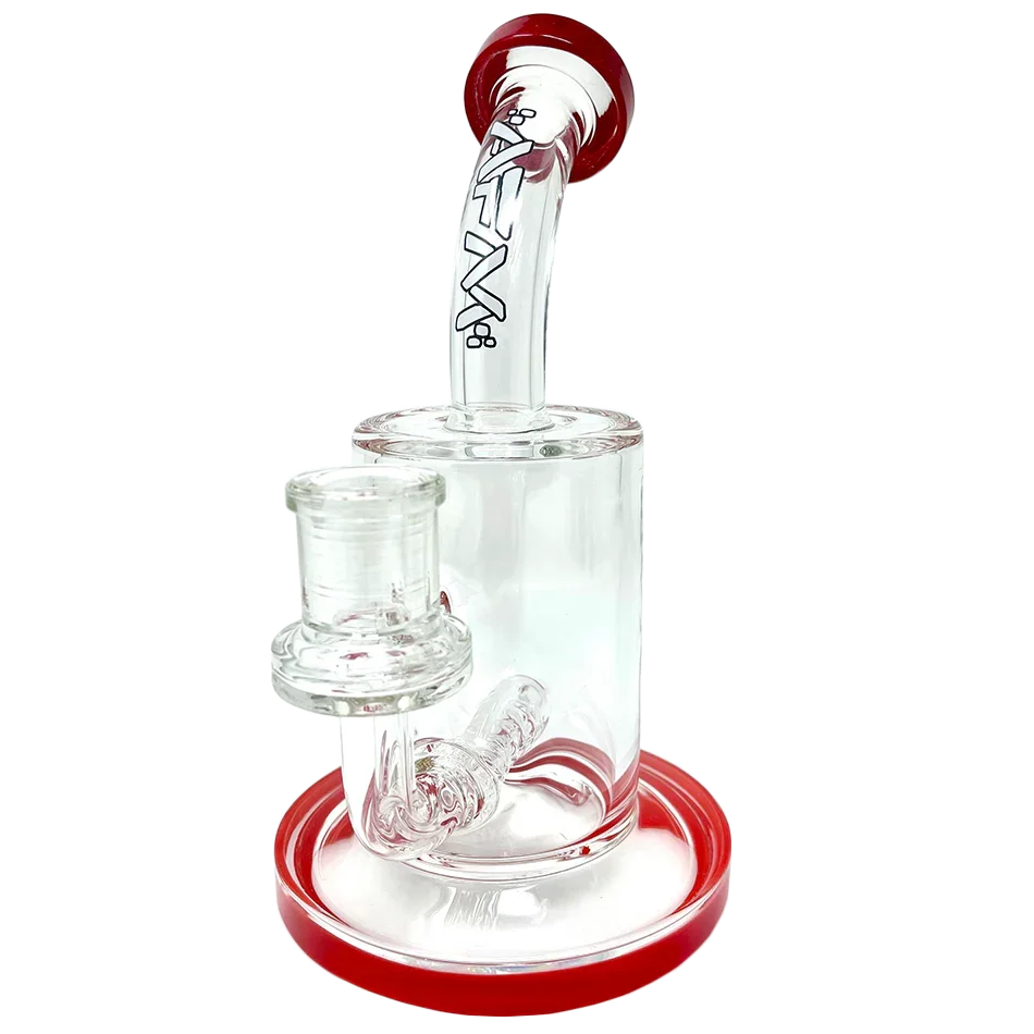 7.5" AFM Clear Glass Inline Perc Dab Rig - Stoner