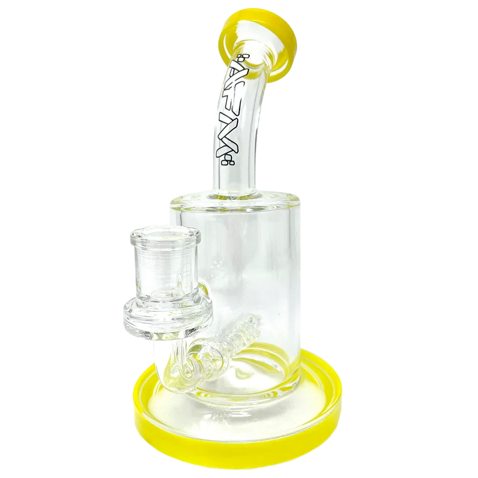 7.5" AFM Clear Glass Inline Perc Dab Rig - Stoner