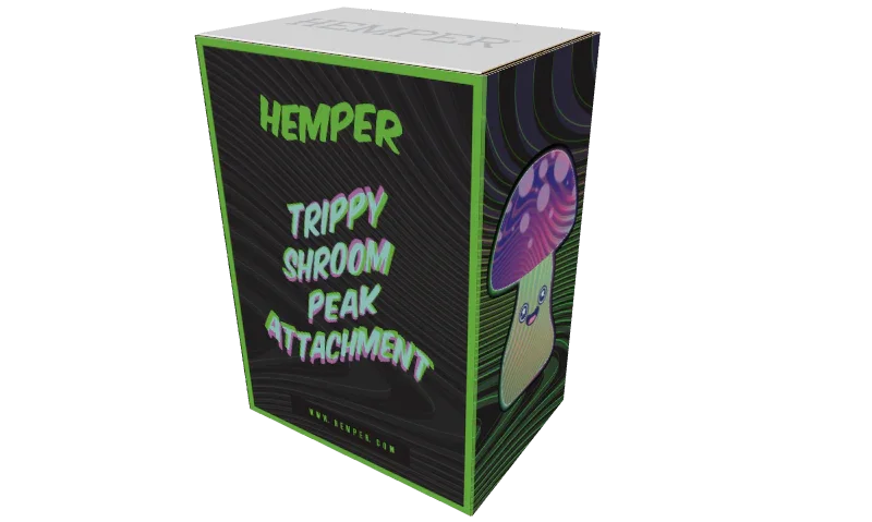 Trippy Shroom Puffco Peak Top - Stoner