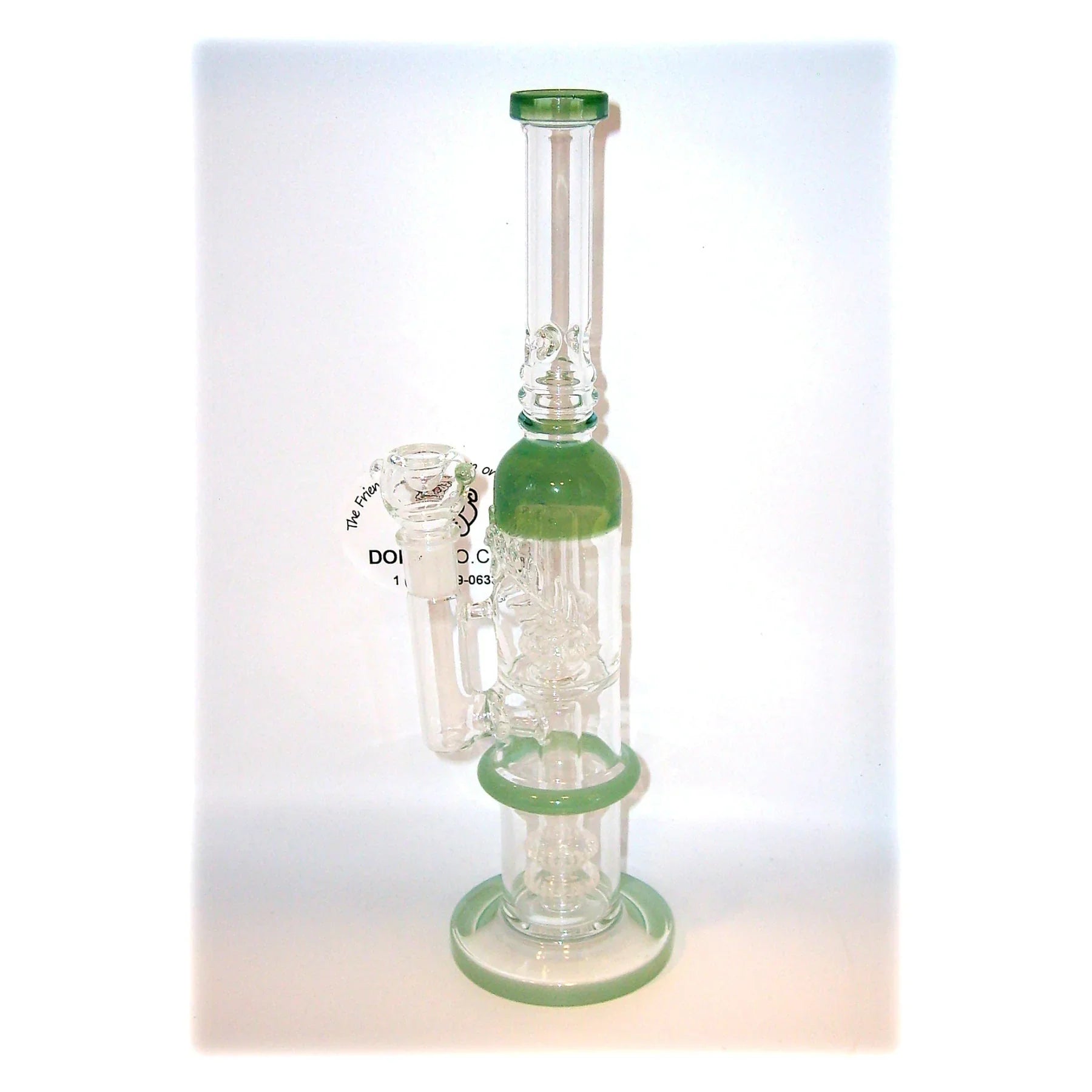 14" SUPER Bong - Four Showerhead Percs, Ice Pinch & More - Stoner