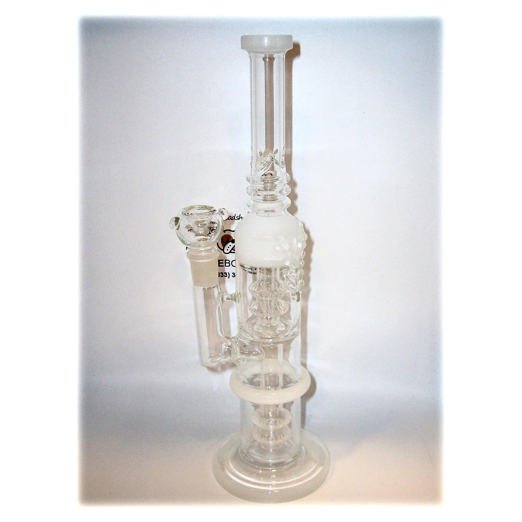 14" SUPER Bong - Four Showerhead Percs, Ice Pinch & More - Stoner