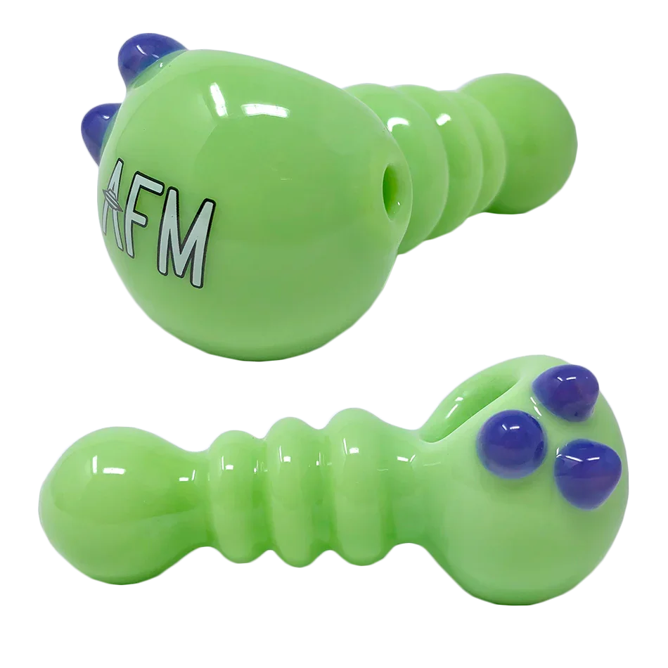 4" AFM Three Point Color Hand Pipe - Stoner