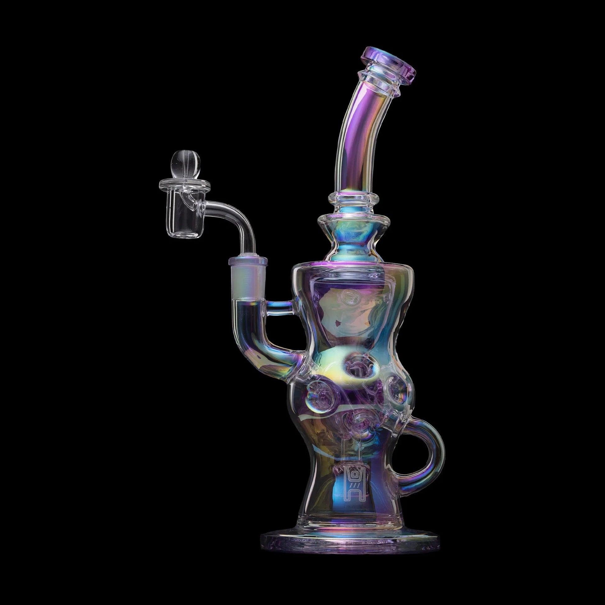 Human Grade 11.5" Swiss Incycler Glass Water Pipe - Stoner