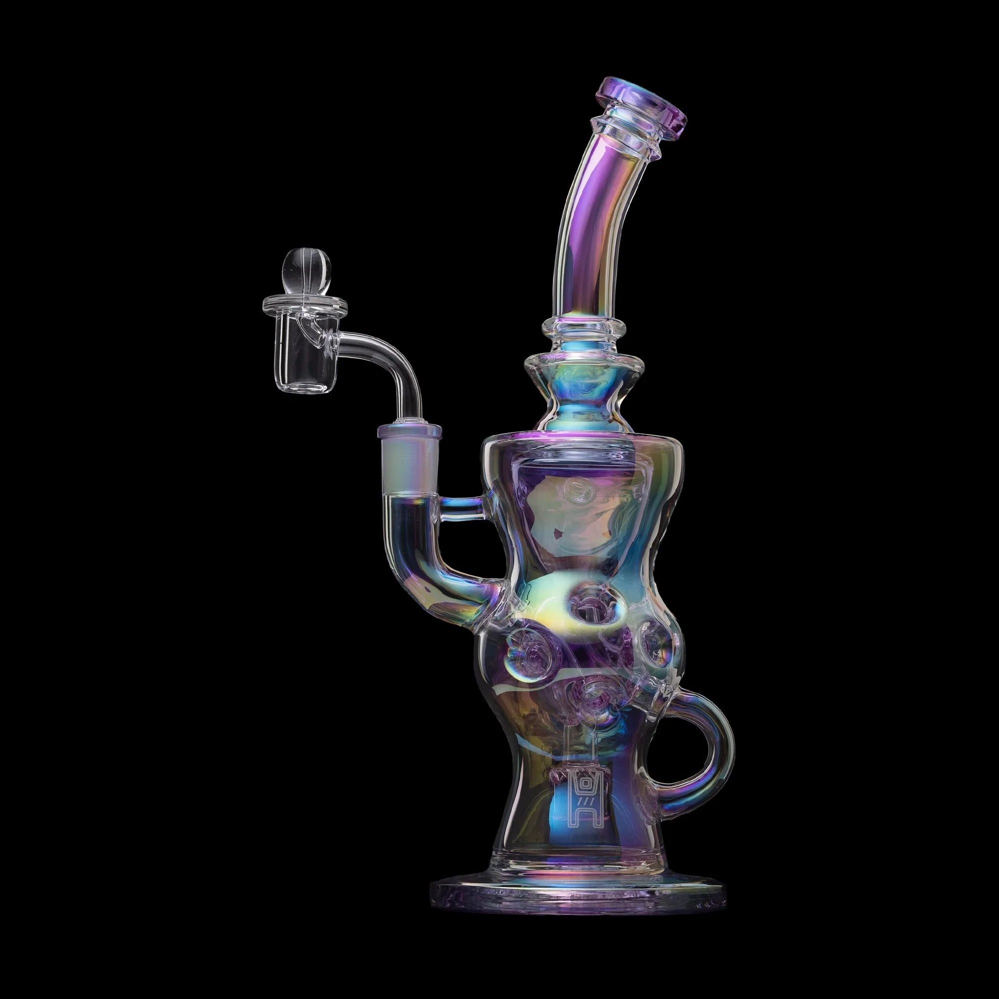 Human Grade 11.5" Swiss Incycler Glass Water Pipe - Stoner