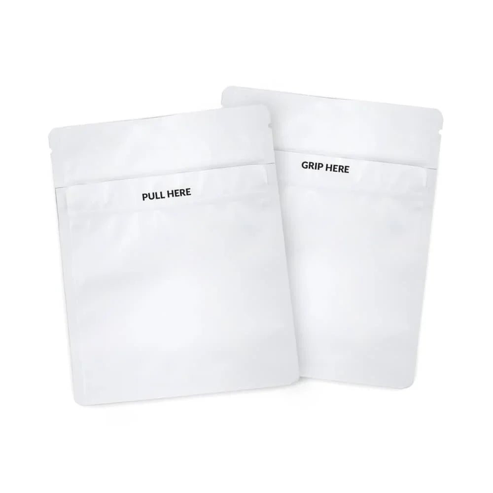 Loud Lock 1/8 Grip N Pull Mylar Smell Proof Child Safe Vacuum Seal Bags - 1,000 Count - Stoner
